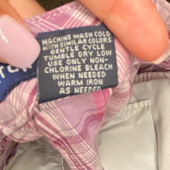 Purple plaid shorts - Picture 4 of 7